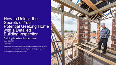 Geelong building & house inspections.